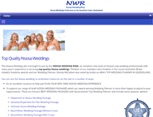 Tablet Screenshot of noosaweddingring.com